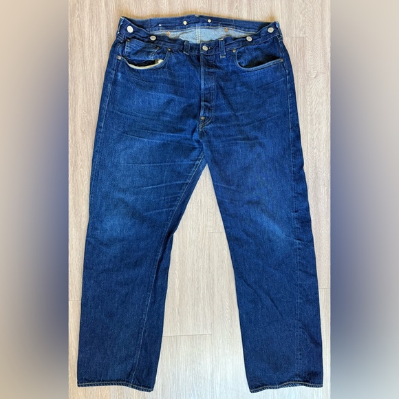 LEVI'S Vintage Clothing 501 XX 1937 Cinch Back LVC USA Selvedge36x31